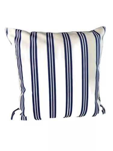 Kussen streep Blauw 40x40cm Kussen streep Blauw 40x40cm