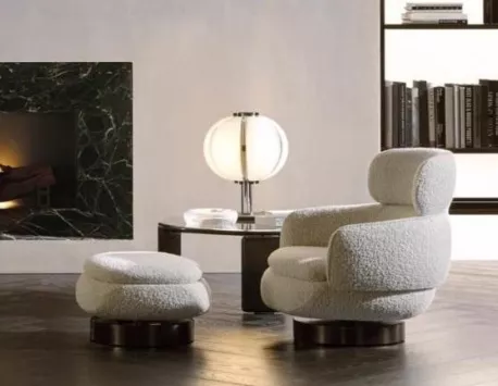 Relaxfauteuil incl. hocker