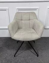 Carim eetkamerstoel met armleuningen en draaisysteem