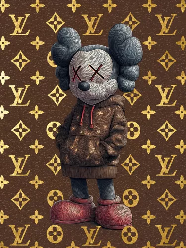 Stevige muis 60x80cm