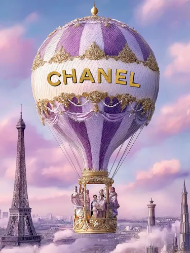 Heteluchtballon 2 60x80cm