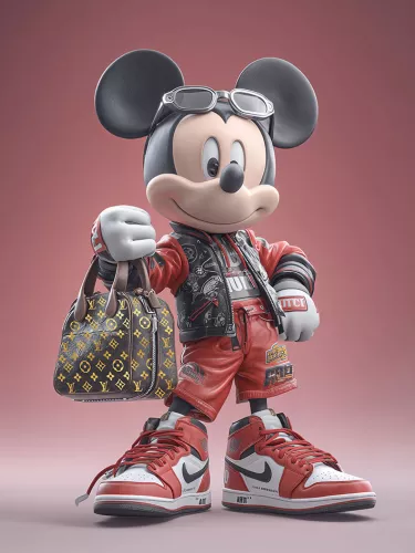 Muis sportief 60x80cm