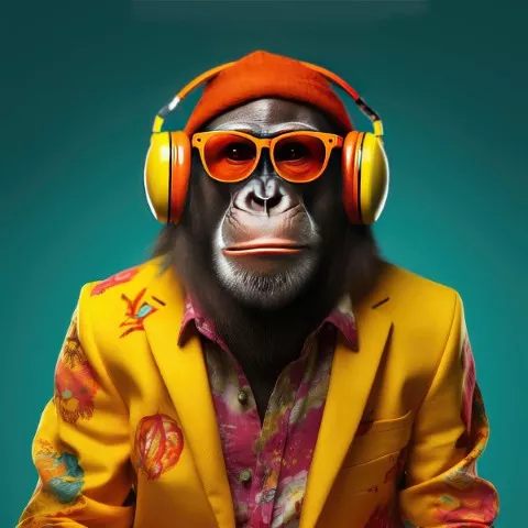 aapje Geeljasje 80x80cm