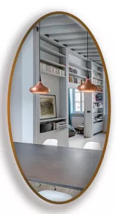Spiegel Eclips 80x160cm Goud
