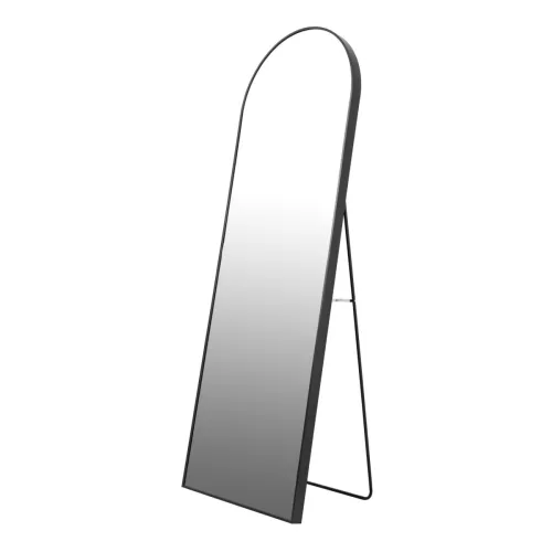 Zwarte spiegel met standaard 55x165cm