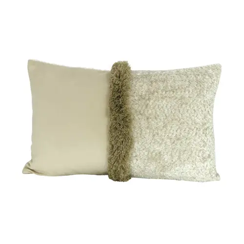 Kussen1/2 Samt Creme, 172 Aoste 40x60cm