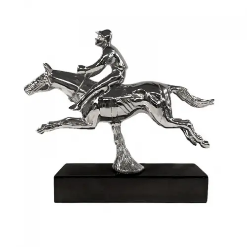 Sculptuur De Paardenruiter 39x13x33cm