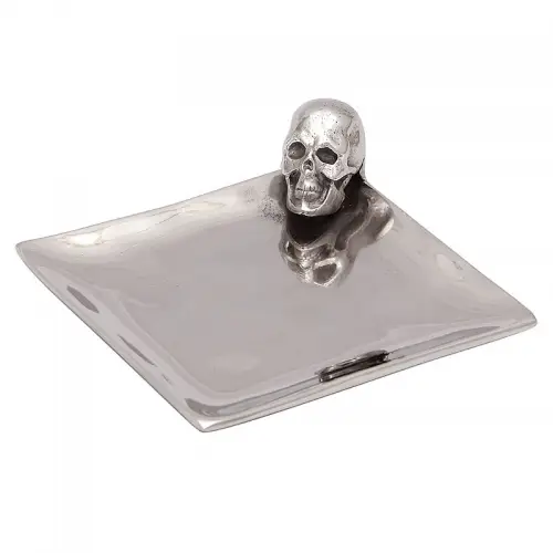 Pindaplaat 11.5x11.5x4cm Schedel Pindaplaat 11.5x11.5x4cm Schedel