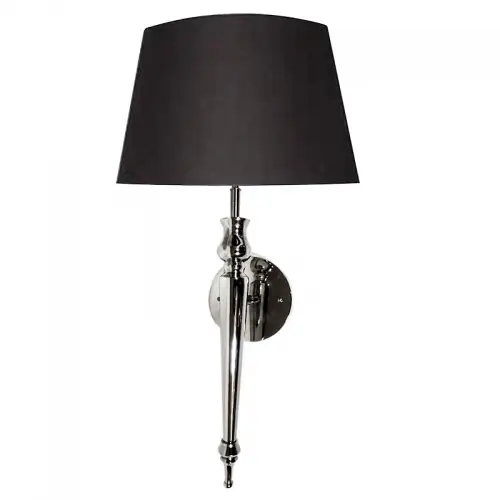 Wandlamp Dakota 19x19x65cm Incl. zwarte kap
