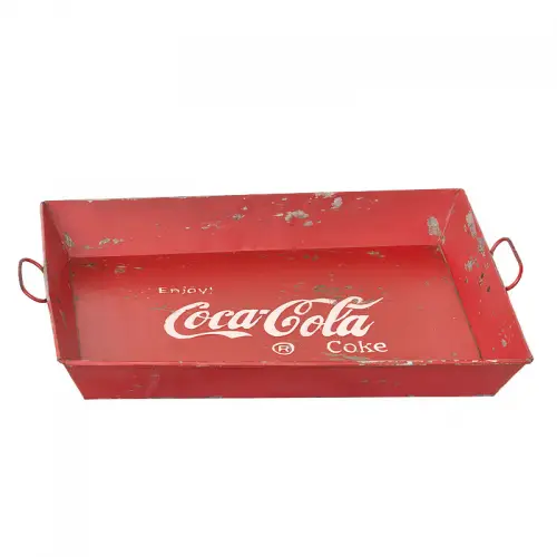 Coca Cola Dienblad 42(48)x30(36) cm