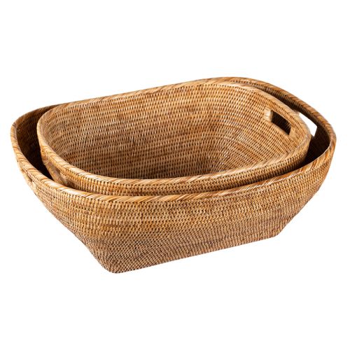 Nested Village manden Set Kathmandu 65x50x25cm & 50x45x25cm Nested Village manden Set Kathmandu 65x50x25cm & 50x45x25cm
