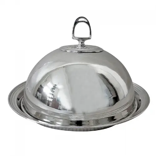 Schotel 30x30x19cm Rond Met Paard Peddel Handvat