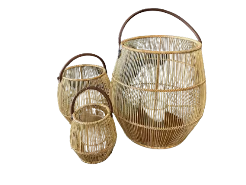 Lantaarnset Elena 50x50x50cm | 32x32x32cm | 27x27x27cm