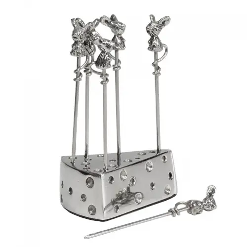 Stokjes met standaard 9x6.5x13cm