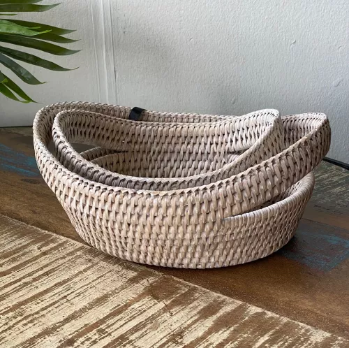 Keukenmandenset Brenna 25x20x12cm & 20x15x10cm