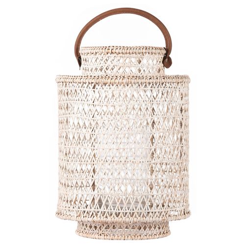 Lantern Allison 31x31x43cm M Whitewash