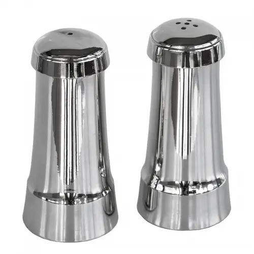 Zout & Peper (Set Van 2 Stuks) zilver Zout & Peper (Set Van 2 Stuks) zilver
