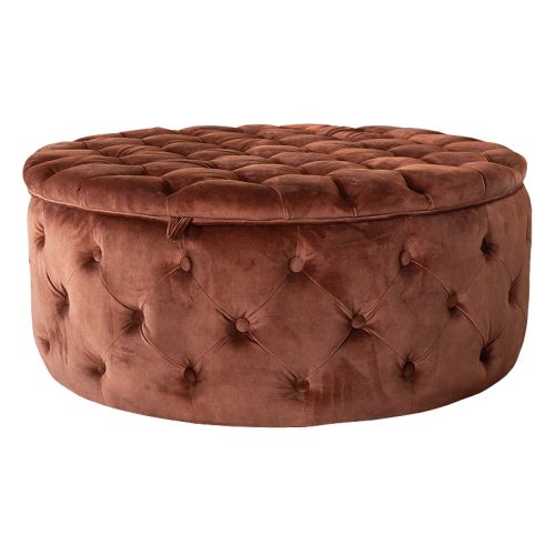 Ronde Hocker 100 cm met opbergruimte