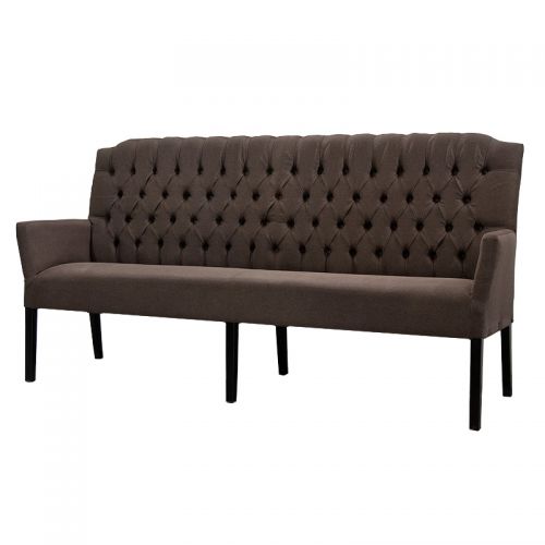 Bryan eetbank met armleuning