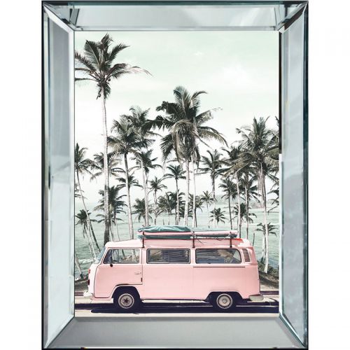 Roze Bulli Zijde 70x90x4.5cm