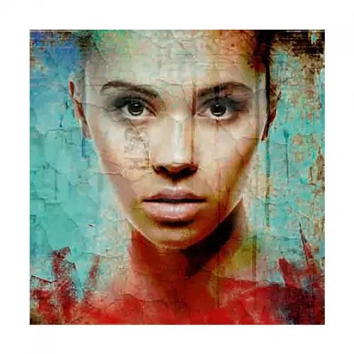 Hommage aan de Nederlandse kunst 2 80x80x2cm