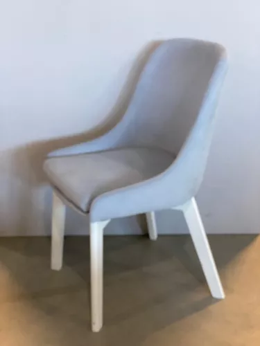 Stoel 52x60x85cm Ivan Baby Blauwe Poten Wit 