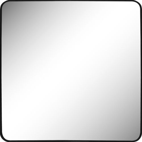 Zwarte wandspiegel 60x60cm