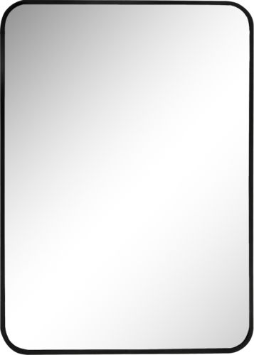 Zwarte wandspiegel 50x70cm