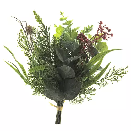 Eucalyptus/dennenstruik groen 29cm