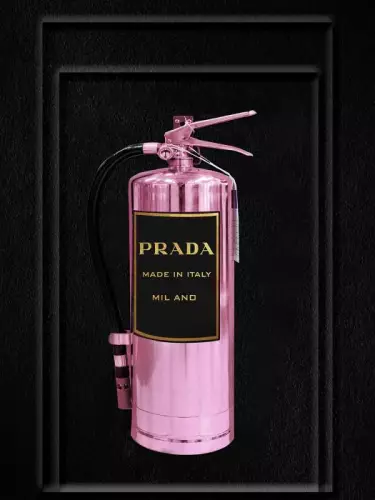 Prada roze brandblusser 60x80cm