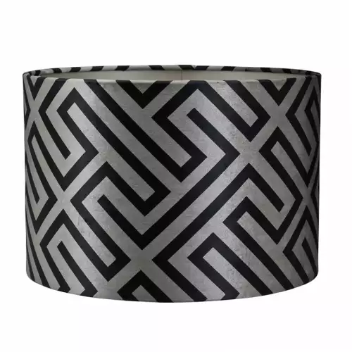 Cilinder Geometrisch antraciet op taupe