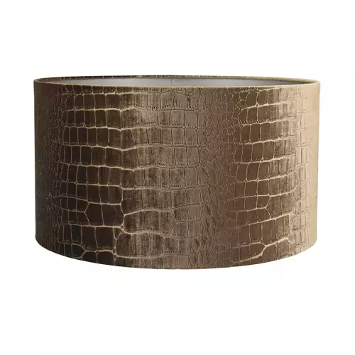 Falcon 04 brons op taupe cilinder 55x55x30 cm