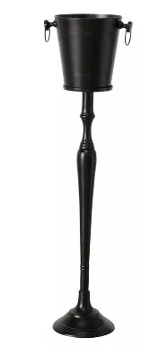 Vloer champagne-emmer leerlooier