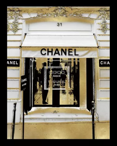Chanel Store 60x80cm Black Frame