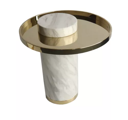 RVS Salontafel Oman 50x50x52,5cm