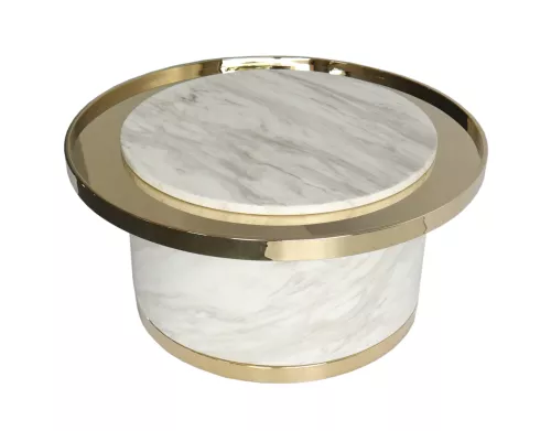 RVS Salontafel Oman 80x80x38cm