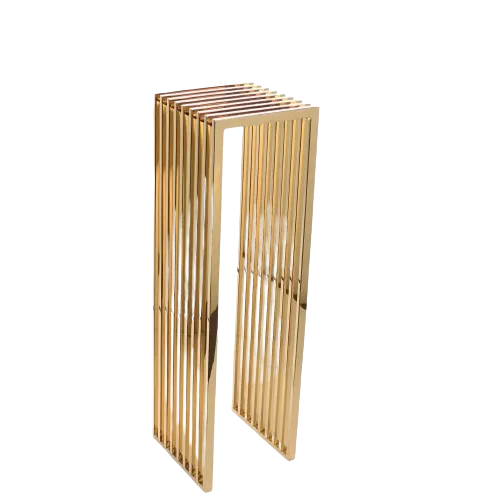 Zuil consoletafel Morley 35x35x120cm goud