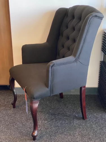 OP=OP Birmingham Arm eetkamerstoel - luca Onyx 169 - Koloniale poten