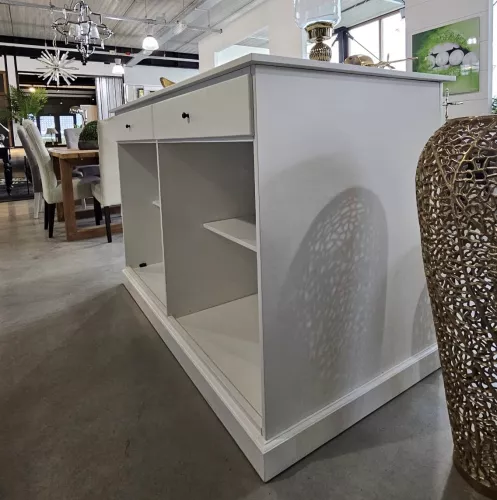 Counter Desk 150cm Wide Shining White