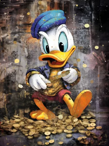 Donald Geld - 60x80cm